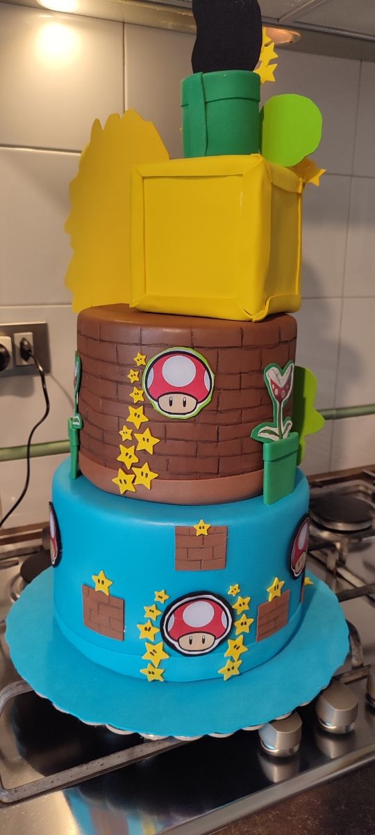 Torta scenografica Super Mario