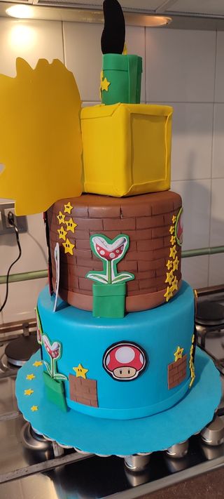 Torta scenografica Super Mario