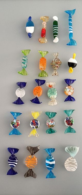Caramelle in vetro di Murano