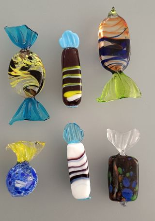 Caramelle in vetro di Murano