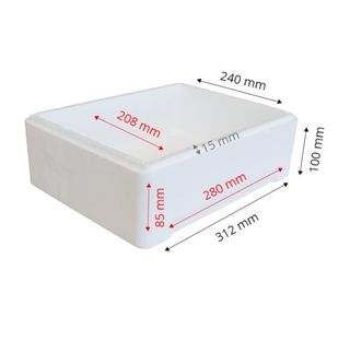Cajas isotérmicas de Poliestireno Expandido +tapa