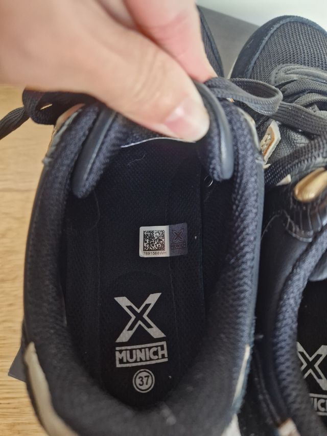 Zapatillas Múnich talla 37. 2 usos