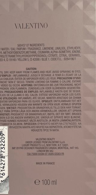 Perfume Valentino Uomo 100ml