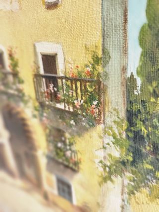 Cuadro grande, oleo en lienzo, clásico