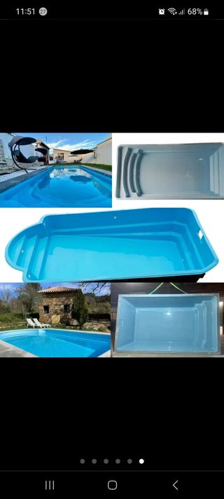 Piscina prefabricada poliéster