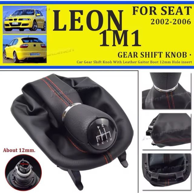 Pomo palanca cambios Seat Leon I Toledo II 5vel
