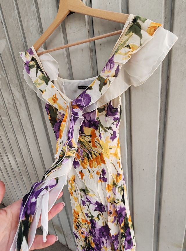 Abito a fiori Made in italy