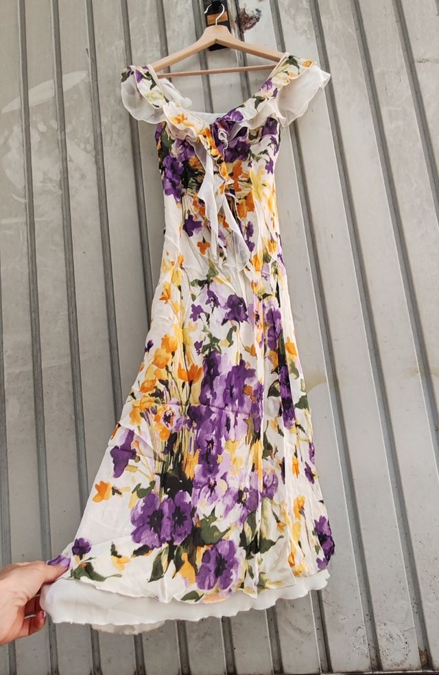 Abito a fiori Made in italy