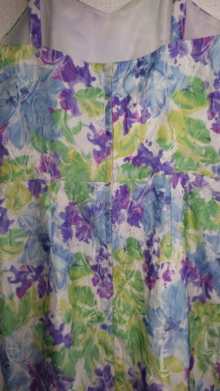 Vestido floral mujer 