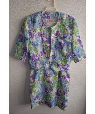Vestido floral mujer 
