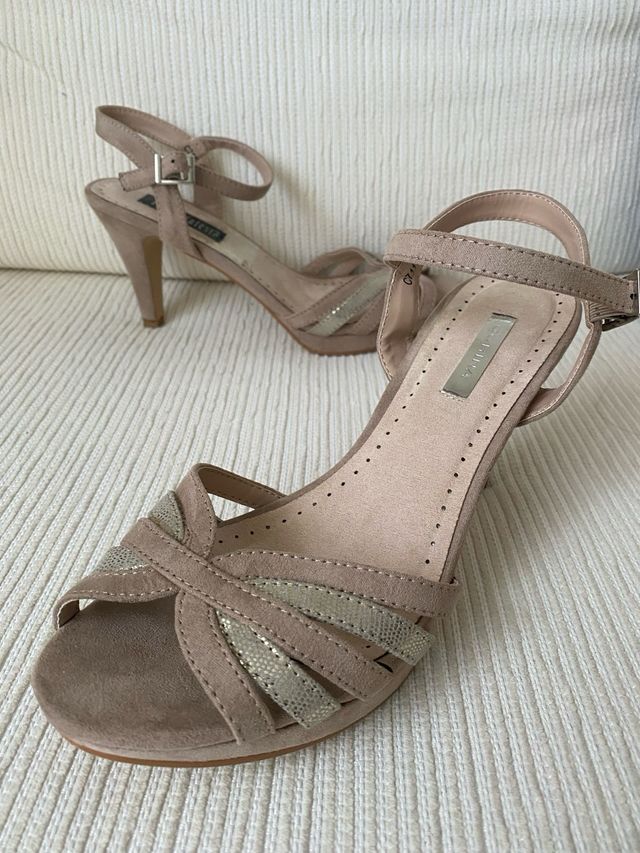 Zapatos tacón fiesta talla 38