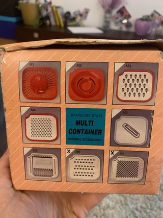 Grattugia, spremiagrumi e tritaverdure tutto in 1