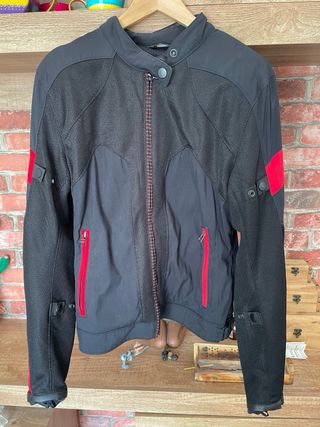 Chaqueta moto mujer