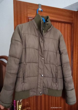 Cazadora mujer verde militar T M