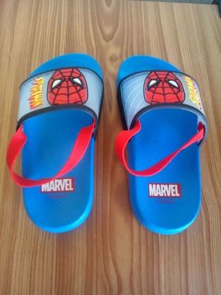 Lote Marvel Comic+sandalias+pantalón