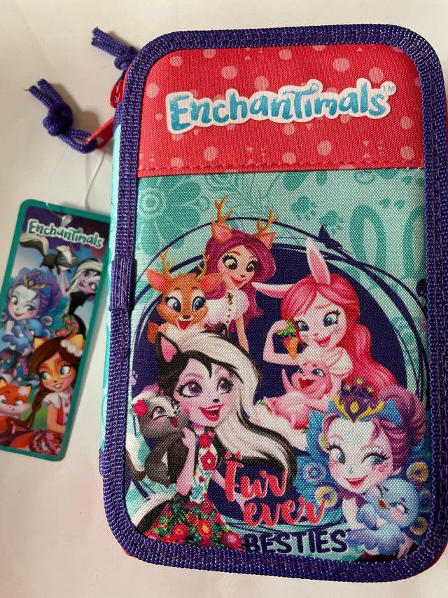 Plumier 2 cremalleras ENCHANTIMALS