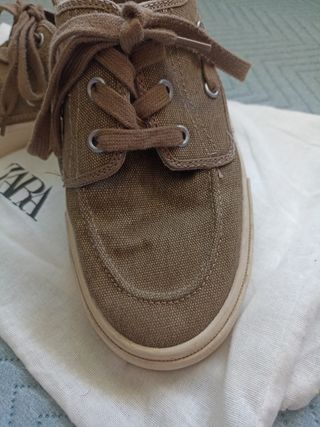 Náuticos zara beige 37  y 36