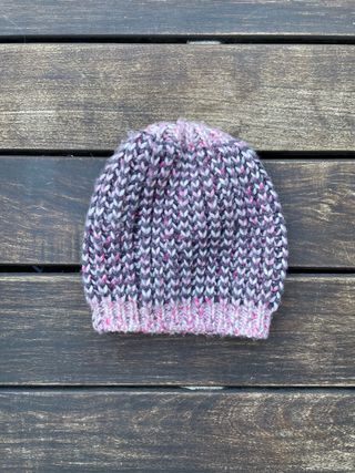 Gorro mujer de punto de lana