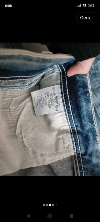 Pantalones cortos vaqueros talla 44 muje
