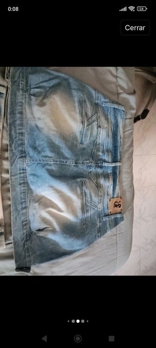 Pantalones cortos vaqueros talla 44 muje