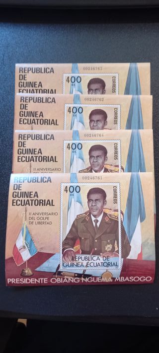 VARIOS SELLOS GUINEA ECUATORIAL 1980-1981