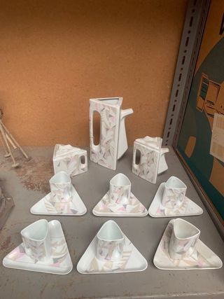 Set de cafe, porcelana Ravasa