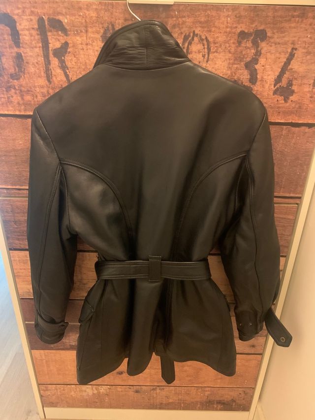 Chaqueta de Piel negra