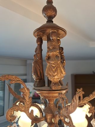 Lámpara forjado años 40