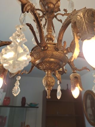 Lámpara forjado años 40