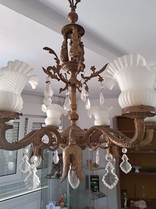 Lámpara forjado años 40