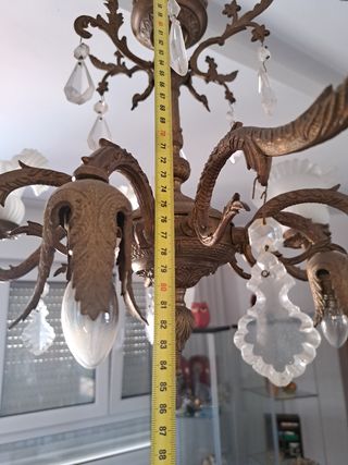 Lámpara forjado años 40