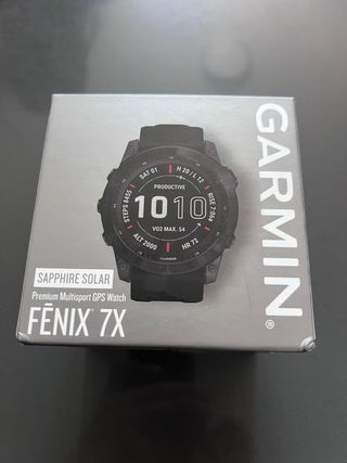 Garmin Fenix 7X Zafiro Solar negro titanio