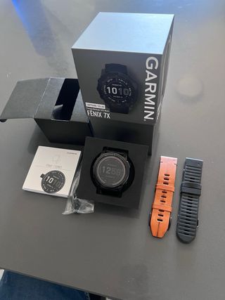 Garmin Fenix 7X Zafiro Solar negro titanio