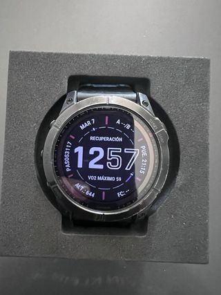 Garmin Fenix 7X Zafiro Solar negro titanio