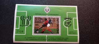 SELLO DE CORREOS PARAGUAY MUNDIAL ESPAÑA 82