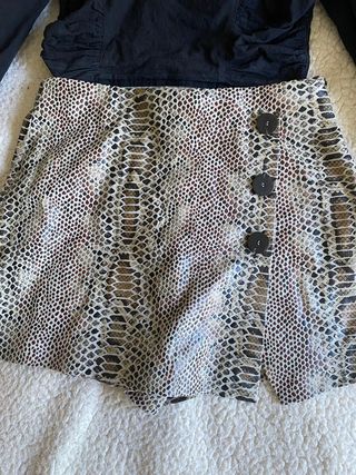 PACK top + falda-pantalón ZARA