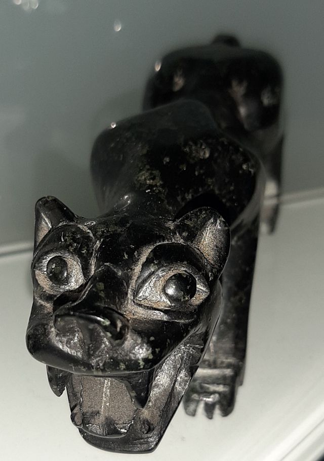 Statuetta giaguaro in onice