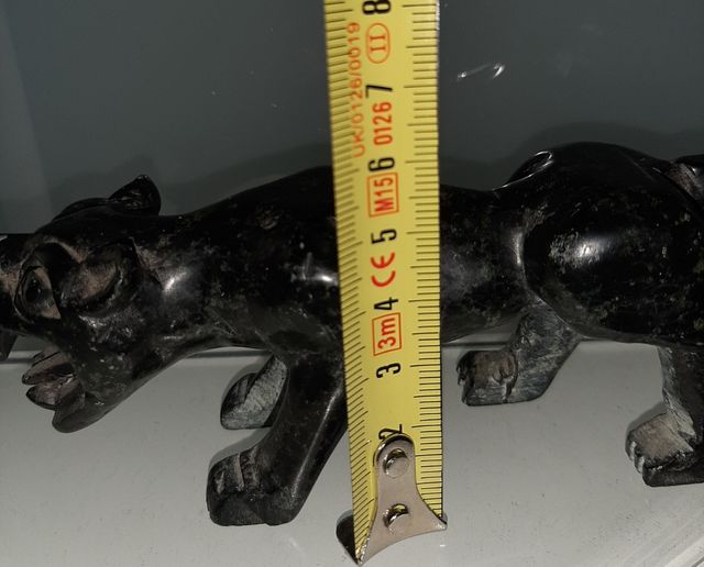 Statuetta giaguaro in onice