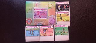 SELLOS MUNDIAL ESPAÑA 82 CONGO, MAURITANIA Y NIGER