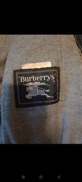 Chaqueta oversize vaquera Burberry