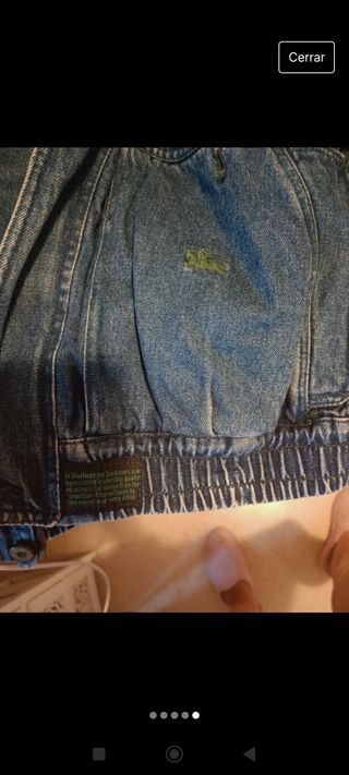 Chaqueta oversize vaquera Burberry