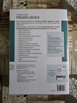 Libro "I concorsi nella polizia locale"
