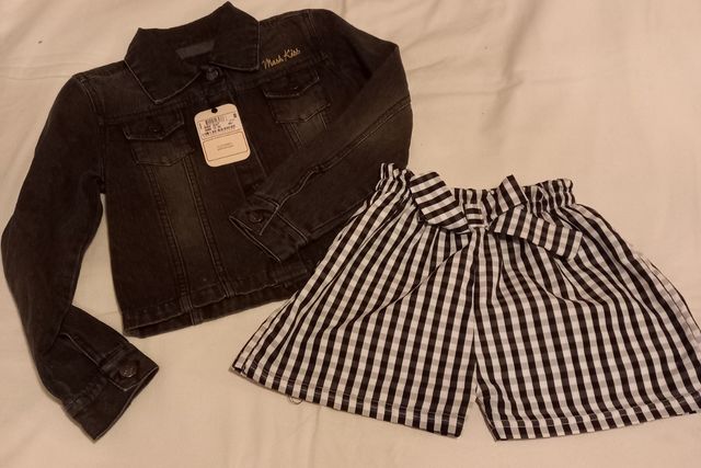 Set giubino Mash Kiss e shorts bambina.