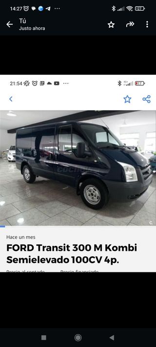 Ford Transit 2011 con  cámara de visión trasera 