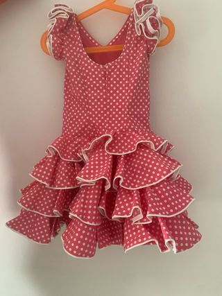TRAJE DE FLAMENCA PARA NIÑA DE 9 a 12 MESES