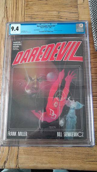 Daredevil: Love and War, CGC 9.4, Miller Sienkiewi