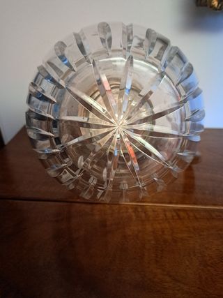 Caraffa cristallo e argento vintage