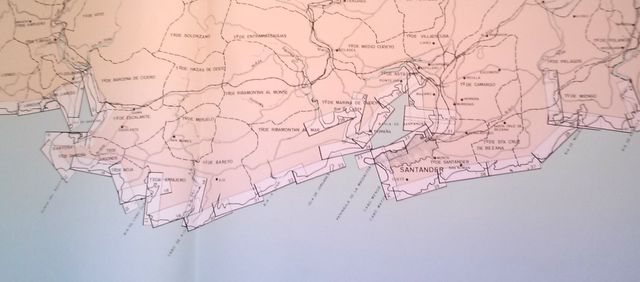 Plan MOPU 1978 Costa de la provincia de Santander