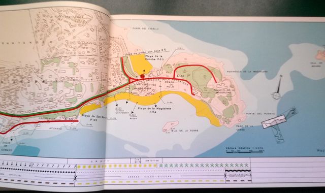 Plan MOPU 1978 Costa de la provincia de Santander