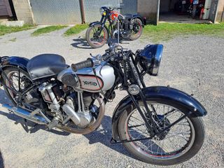 Moto NORTON Modelo 18 ES2 500 cc.